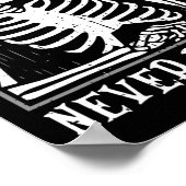 Nooit Beter Skeleton Skull Halloween Vrouwen Voor Poster (Hoek)