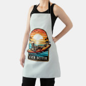 Nooit beter - Skeleton Surfing Sunset Wave Schort (Insitu)