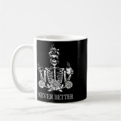 Nooit betere skeletvrouwen Drink koffievrede Koffiemok (Links)