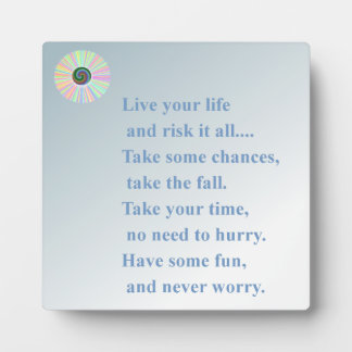 Nooit bezorgd fotoplaat