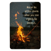 Nooit binnen de deuren wanneer je met recht bij ka magneet (Verticaal)