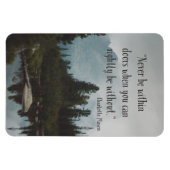 Nooit binnen de deuren wanneer je met recht bij ka magneet (Horizontaal)