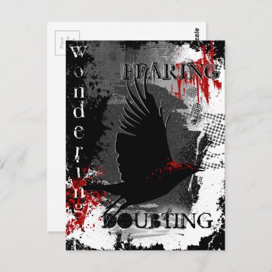 nooit briefkaart (Voorkant / Achterkant)