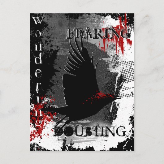 nooit briefkaart (Voorkant)