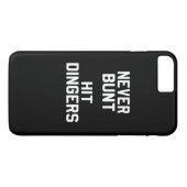 Nooit bunt, Hit Dingers Case-Mate iPhone Case (Achterkant (Horizontaal))