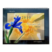 Nooit de Calendar Breast Cancer Support opgeven Kalender (Hoes)