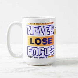 Nooit de Focus Verliezen Koffiemok