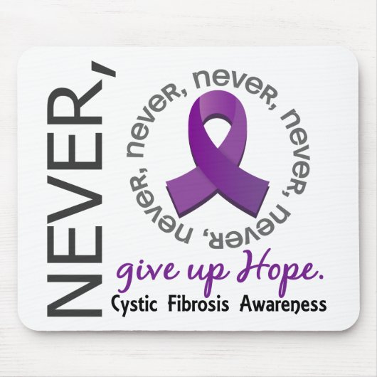 Nooit de Hope Cystic Fibrosis opgeven Muismat (Voorkant)