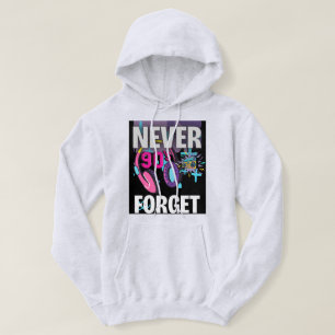 Nooit de jaren 90 vergeten Retro Kunstprint Hoodie