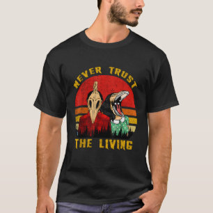 Nooit de levende Retro Vintage griezelige Goth g T-shirt