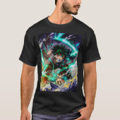 nooit deku bnha opgeven t-shirt (Voorkant)