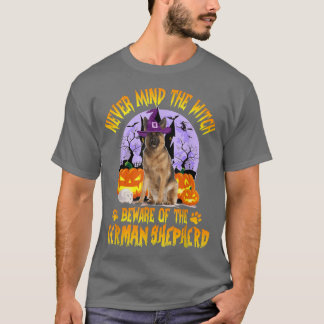Nooit denken aan de witch-oppas van de Duitse herd T-shirt