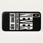 Nooit denken aan opgeven Case-Mate iPhone case (Achterkant (horizontaal))