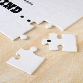 Nooit denken... (Brain Anatomy Psyche Humor) Legpuzzel (Zijkant)