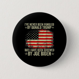 Nooit door Donald Trump in de war gebracht, maar g Ronde Button 5,7 Cm