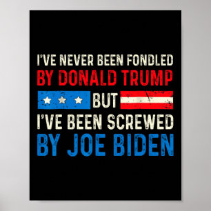Nooit door Trump in de war gebracht, maar Biden ve Poster