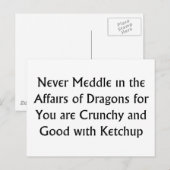 Nooit Dragons Briefkaart (Voorkant / Achterkant)