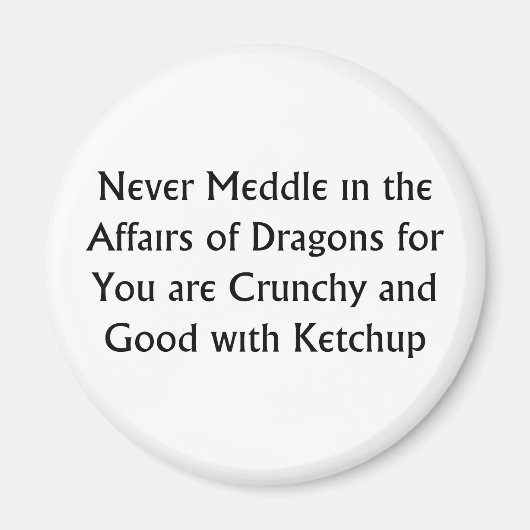 Nooit Dragons Magneet (Voorkant)