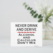 Nooit Drinken en leiden af Briefkaart (Staand voorkant)