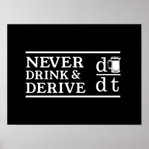 Nooit Drinken en leiden af Poster