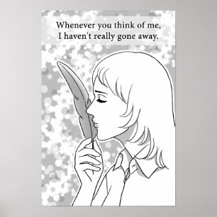 Nooit echt weg poster