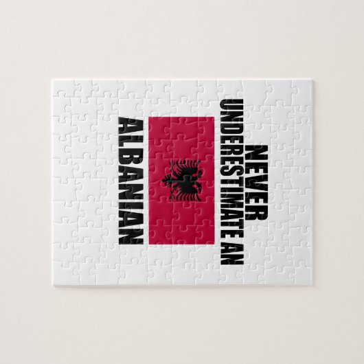 Nooit een Albanees onderschatten Legpuzzel (Horizontaal)
