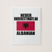 Nooit een Albanees onderschatten Legpuzzel (Verticaal)