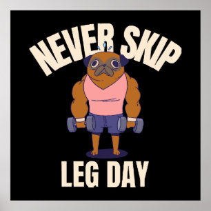 Nooit een been-dag overslaan poster