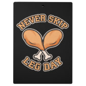 Nooit een Beendag overslaan - Chicken Drumstick - Klembord (Achterkant)