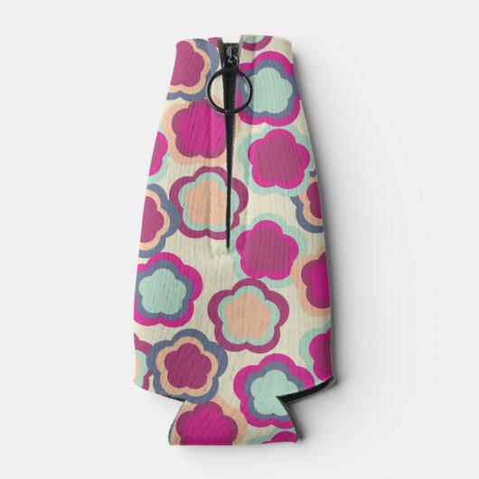 Nooit een bloementuin beloofd flesjeskoeler (Achterkant)