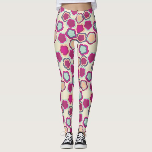 Nooit een bloementuin beloofd leggings (Voorkant)