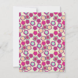 Nooit een bloementuin beloofd notitiekaartje