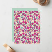 Nooit een bloementuin beloofd notitiekaartje (Voorkant / Achterkant in situ)