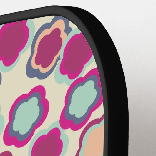 Nooit een bloementuin beloofd pickleball paddle (Links Detail)