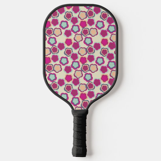 Nooit een bloementuin beloofd pickleball paddle (Achterkant)