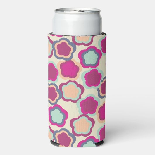 Nooit een bloementuin beloofd seltzer blikjeskoeler (Seltzer Achterkant)