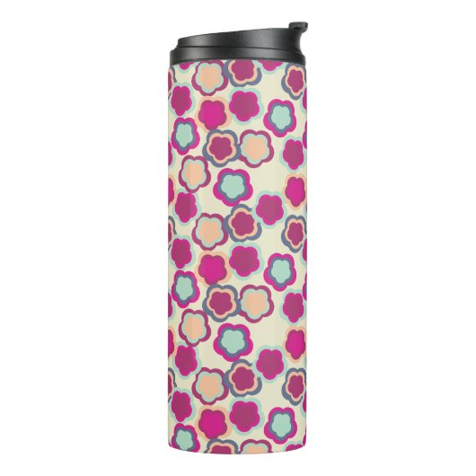 Nooit een bloementuin beloofd thermosbeker (Gedraaid links)