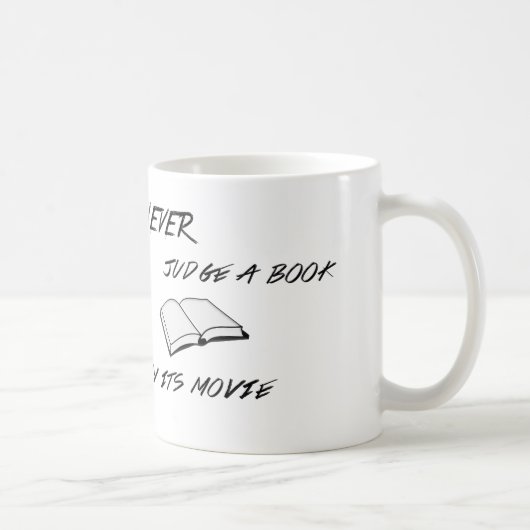 Nooit een boek beoordelen Mok (Rechts)
