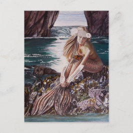 Nooit een bruid zeemeermin Briefkaart