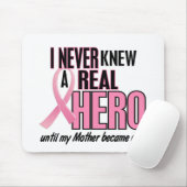 Nooit een echte Hero-MOEDER gekend (borstkanker) Muismat (Met muis)