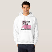 Nooit een echte Hero MOM (borstkanker) gekend Hoodie (Voorkant volledig)