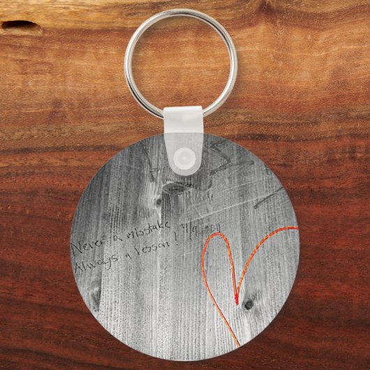 Nooit een fout sleutelhanger (Voorkant)