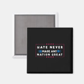 Nooit een groot volk gemaakt magneet (Voorkant / Achterkant)