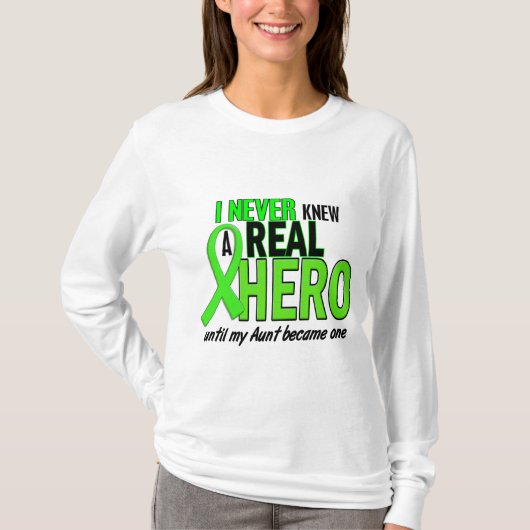 Nooit een hero 2 LIME GROEN (tante) gekend T-shirt (Voorkant)