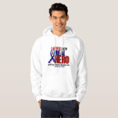 Nooit een hero 2 nicht gekend (steun onze troepen) hoodie (Voorkant volledig)