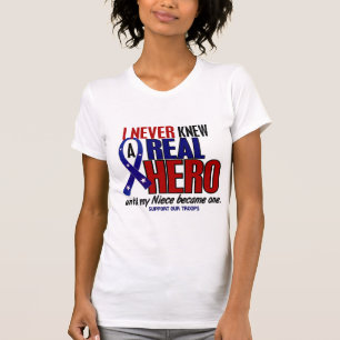Nooit een Hero 2 Niece gekend (steun onze troepen) T-shirt