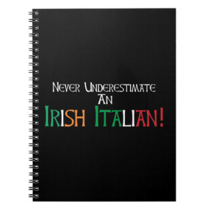 Nooit een Ierse Italiaanse roodbruid Heritag onder Notitieboek