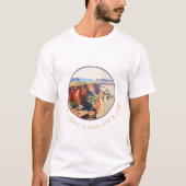 nooit een man achterna 002 T-Shirt (Voorkant)