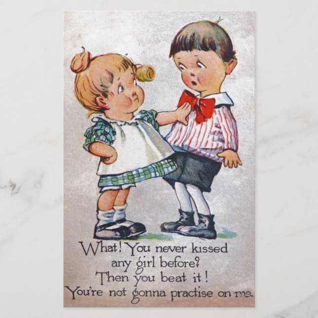 Nooit een meisje gekust? (Voorkant)