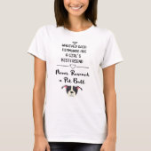 Nooit een Pitbull gered T-shirt (Voorkant)